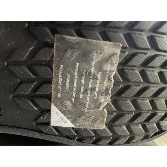 Koolaburra By Ugg Womens Shazi Short Black Boots US 8 Water-Resistant Suede Lace - Picture 9 of 12